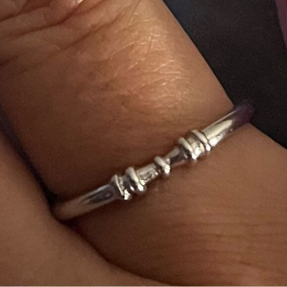 The Thin Beauty Ring adjustable in 925 silver - Picture 6 of 9